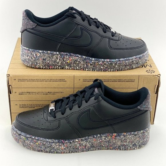 Shoes - Nike Air Force 1 Recycled Wool Pack Black Women's Size 7.5 Shoes